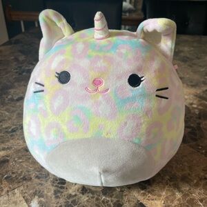 Squishmallow Soraya Pastel Leopard Print Caticorn Cat Unicorn